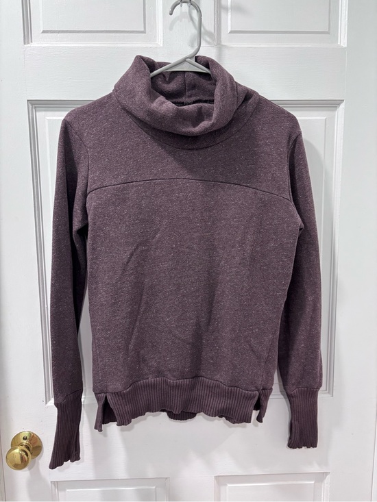 ALO Yoga Tops - Alo Yoga Women’s Haze Funnel Neck Pullover Sweatshirt Size Small Heathered Brown
